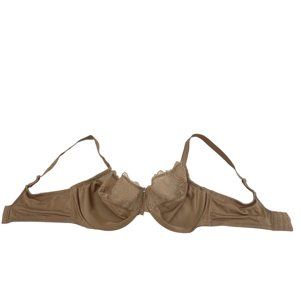 Wacoal‎ Slim Silhouette Minimizer Underwire Bra Women 38D Tan 857361